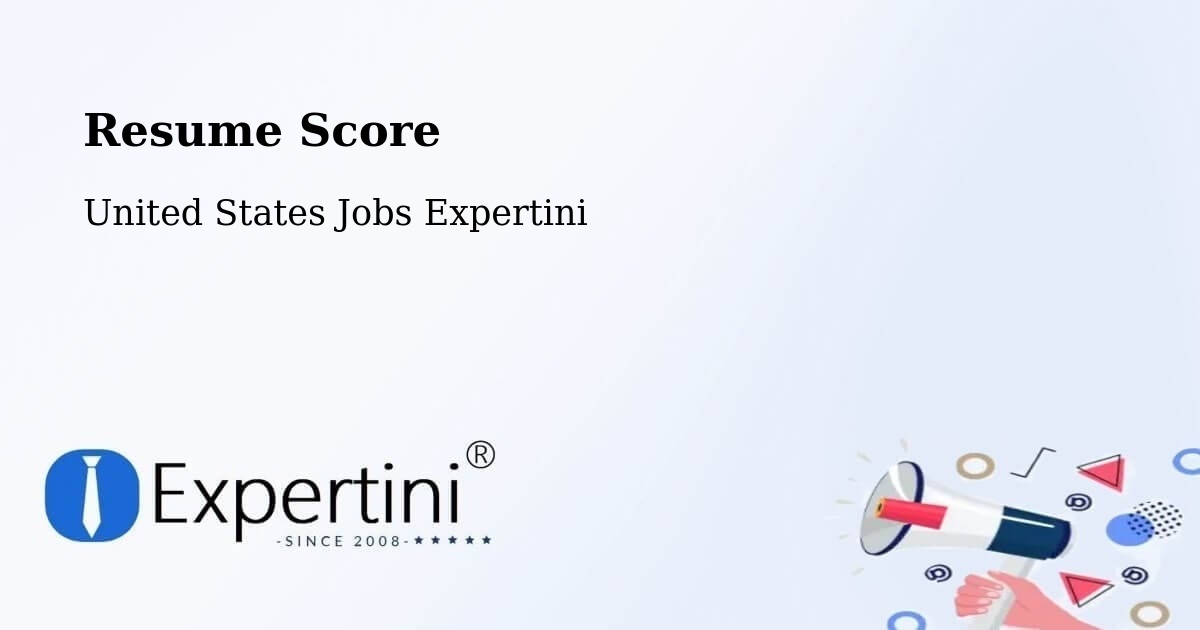 Resume Score - United States Jobs Expertini